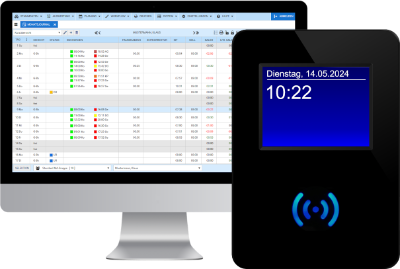 Zeiterfassungssystem TiMaS Basic CB4014 RFID